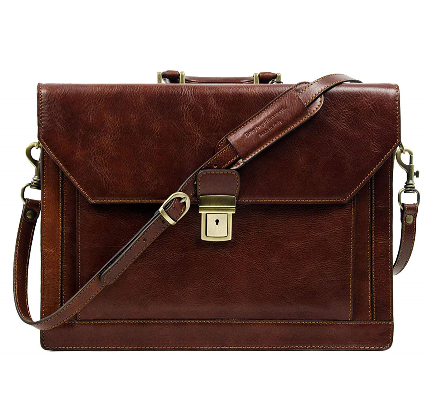 男士復古真皮公文包