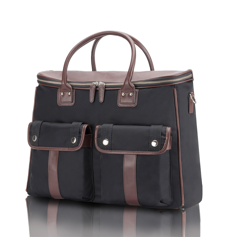 男士尼龍橫款大容量商務公文包